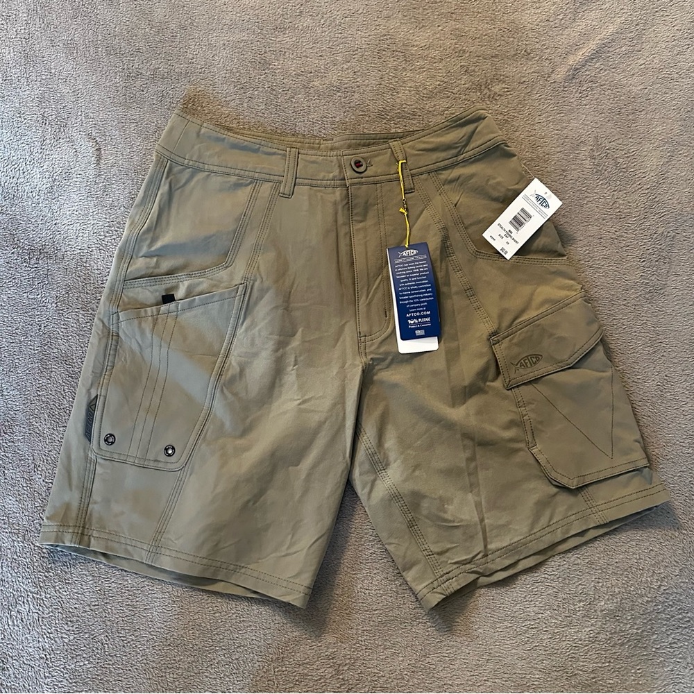 NWT Aftco Stealth Fishing Shorts